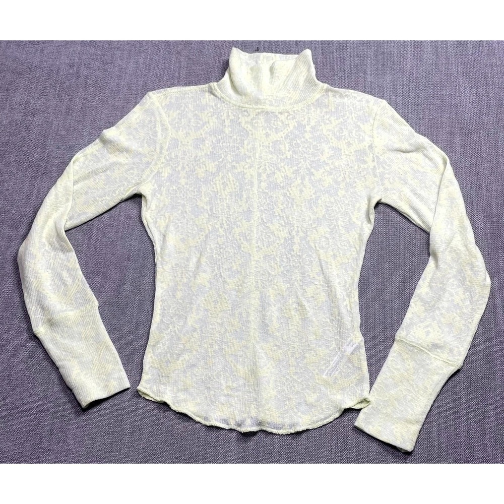 Intimately Free People You And I Turtleneck Top Women S Lime Green Thermal Lined